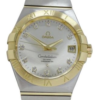Omega Pre-owned Vintage Polshorloge - Heren - Pre-owned - Wit - Maat: ONE Size