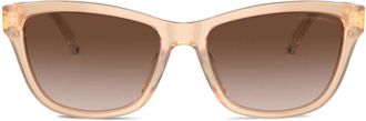 Emporio Armani Zonnebril met vierkant montuur - Beige