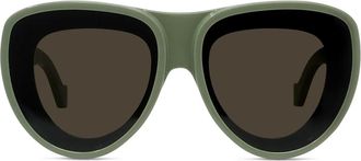 Loewe Lw40170u Signature 96e Verde Sunglasses