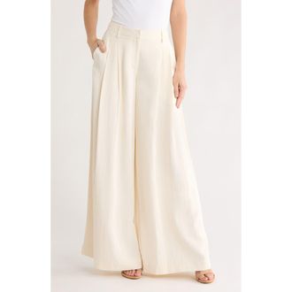 TWP New Didi Wide Leg Trousers in Bone at Nordstrom Rack, Size 12
