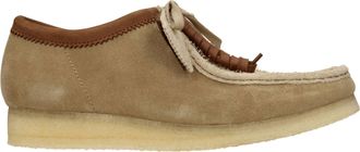 Clarks Derby Wallabee Uomo Camoscio Beige/Sabbia