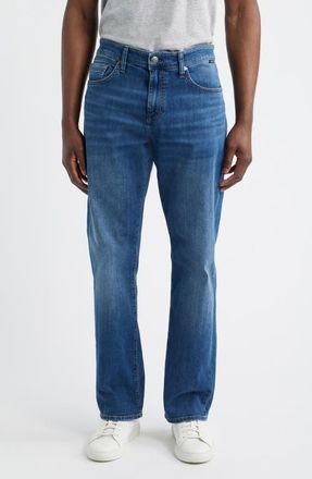 Mavi Matt Relaxed Straight Fit Jeans in Deep Brushed Williamsburg at Nordstrom, Size 30 X 32