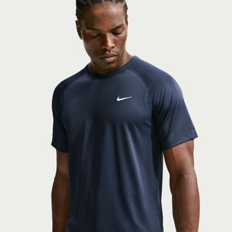 Nike Mens Flex Dri-FIT Short-Sleeve Training Top in Blue | IF2136-451