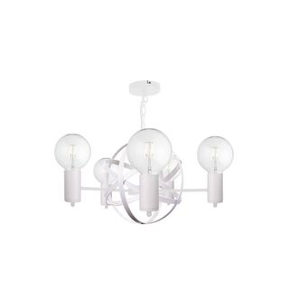 Netlighting Solar Pendant Ceiling Light White 60cm 5x E27