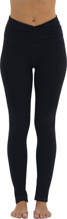 LnA Derin Cotton Spandex Legging In Black
