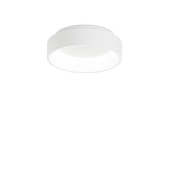 Netlighting ZIGGY Round 30cm Integrated LED Semi Flush Light White 3000K NonDim