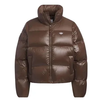 adidas (WMNS) adidas originals Short Down Puffer Jacket Brown IK2797