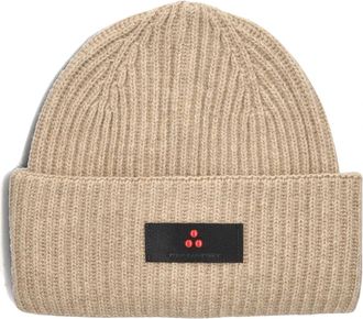 Peuterey Beige Stijlvolle Wintermuts - Heren - Hoeden - Beige - ONE Size - Accessoires