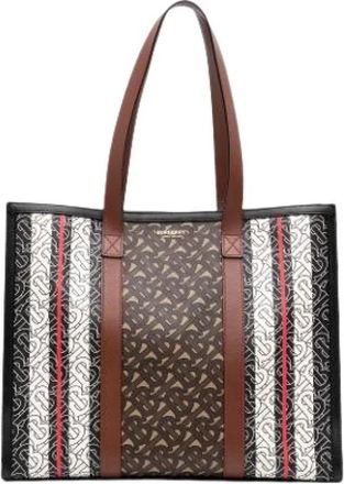 Burberry Pre-owned Tote Bag - Dames - Vintage Shopper - Bruin - ONE Size - Vintage