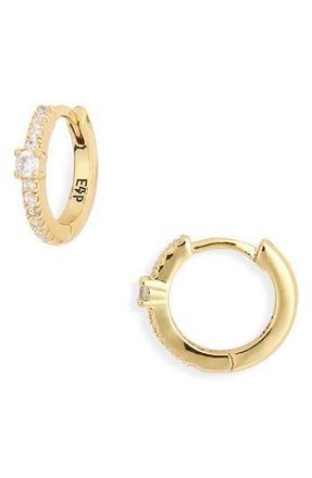 Electric Picks Cameo Hoop Earrings in Gold at Nordstrom Rack