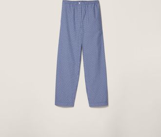 Miu Miu Checked pajama pants
