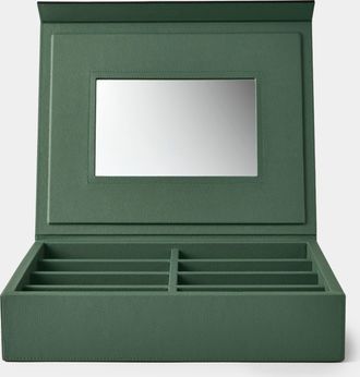 Giobagnara Monogram Leather Sunglasses Case