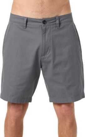 O'Neill Jay Stretch Cotton Shorts in Dark Shadow at Nordstrom, Size 30