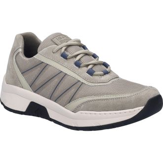 Josef Seibel Mens Men Sneaker Mitchell 07 in gray - Grey Leather - Size EU 45