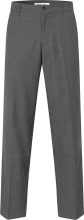 Sams&oslash;e & Sams&oslash;e Dark Grey Melange Sanoah Wide-Leg Pants