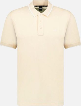 HUGO BOSS Mens Hugo Boss Parley 190 Polo Shirt Light Peach - Cream - Size: 44