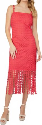 Frank Lyman Design Midi Bodycon Dress In Fuchsia