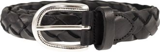 Alberto Luti gevlochten leren riem
