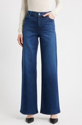 Frame Denim Le Slim Palazzo High Waist Wide Leg Jeans in Trick at Nordstrom Rack, Size 34