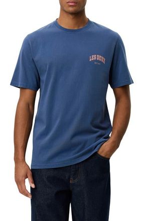 Les Deux Brady Hoop Graphic T-Shirt in Dark Denim Blue at Nordstrom, Size Xx-Large