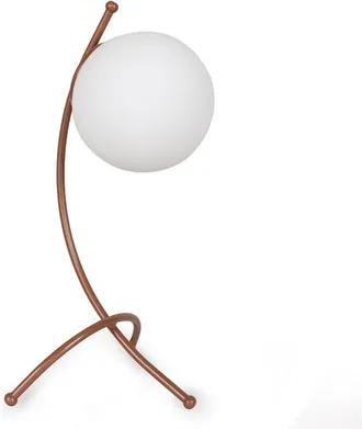 Wonderlamp Wonderlamp - L&aacute;mpara De Mesa Kelen Opal Cobre