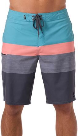 O'Neill Hyperfreak Heat Block Swim Trunks in Bristol Blue at Nordstrom, Size 30