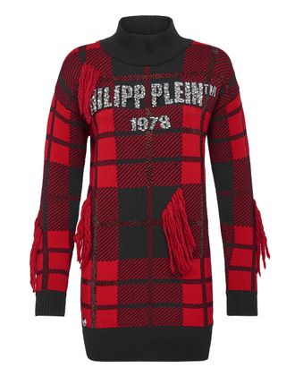 Philipp Plein Pullover Round Neck SS Tartan