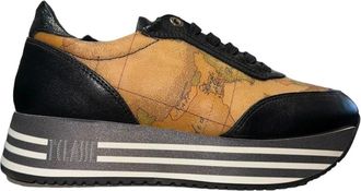 Alviero Martini 1A Classe Zwarte lage sneakers - Dames - Sneakers - Veelkleurig - 35 EU - Schoenen