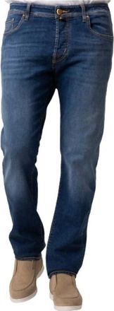 Jacob Cohen Bard LTD Jeans - Heren - Slim Fit Jeans - Blauw - W34 - Katoen - Jeans