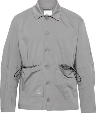 Roa Chore button-up shirt - men - Cotton/Polyamide/Elastane/Cotton - M - Grey