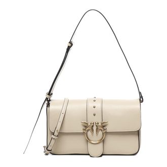 Pinko Shoulder Bags, female, Beige, Size: ONE SIZE Love Bag Slouchy