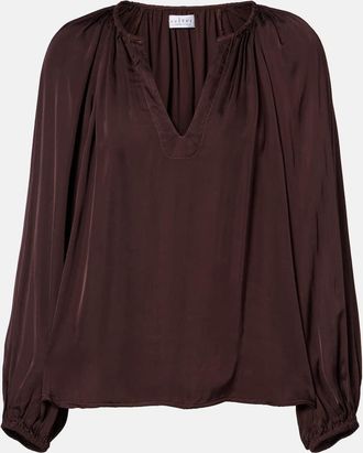 Velvet Lyla satin blouse