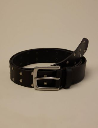 Lucky Brand Leather Studd Belt