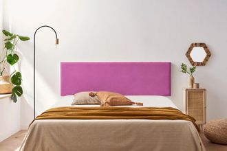 Moonia Cabecero Tapizado Nova Acualine 145x50x5 Cm - Fucsia - Moonia