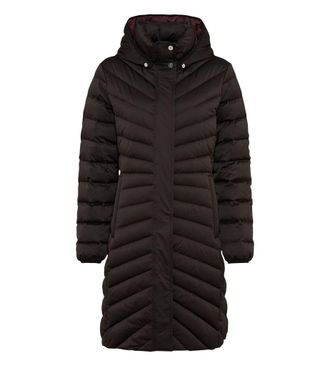 Fuchs Schmitt Steppmantel FUCHS SCHMITT Steppkurzmantel, Damen, Gr. 36, schwarz, Web, Obermaterial: 100% Polyester, clean, unifarben, regular fit lang, Rundhals, ei