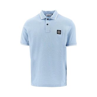 Stone Island Stretch piquet polo shirt Man S