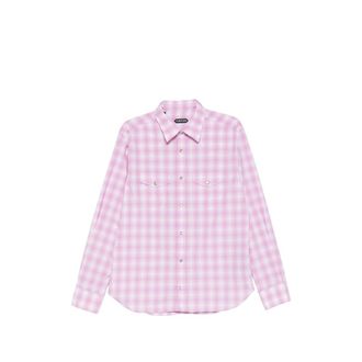 Tom Ford Check-pattern Chest-pocket Shirt