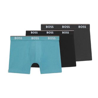 HUGO BOSS Heren Power Boxershorts (Set van 3) (Veelkleurig)