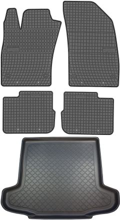 OEM Fiat Tipo Sed&aacute;n Desde Enero De 2016. Juego De Alfombrillas De Goma Para Coche Y Alfombrilla Para Maletero