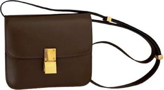 Celine Classic Tan Leater Box Bag