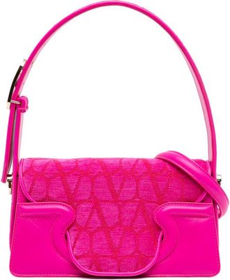 Valentino Pre-owned Valentino La Petit Leather Trimmed Toile Deuxieme Iconographe Satchel Ladies 8K13XXRQ43YYZIBN