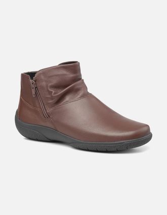 Hotter Womens Murmur Womens Extra Wide Ankle Boots - Brown - Size: 4.5