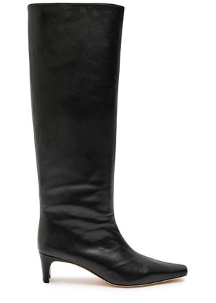 Staud Wally Leather Knee-high Boots - Black - 37 (IT37/ UK4)