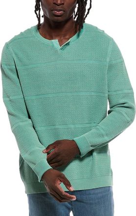 Tommy Bahama Saltwater Textured Abaco Split Crewneck Sweater