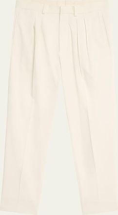 Loro Piana Mens Ruben Pleated Trousers