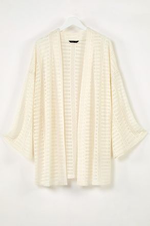 Roman Open Knit Cardigan