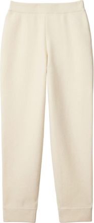 Burberry EDK track pants - women - Cotton/Wool - S - White