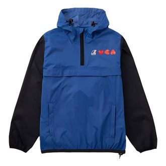 Comme Des Gar&ccedil;ons FW25 x K-Way Half Zip Hoodie Blue AZ-J506-051-2