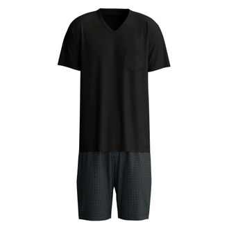 CALIDA Pigiama Corto Relax Streamline 1 - - Nightwear & Lounge - Uomo - Nero - L