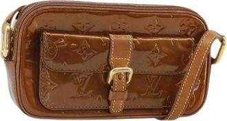 Louis Vuitton Pre-owned Cross Body Bags, female, Brown, Size: ONE SIZE Pre-owned Leather Cross Body Bag
